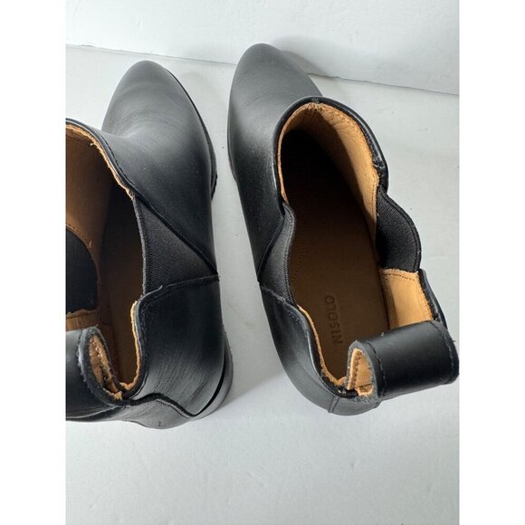 Nisola Eva Everyday Chelsea Boots Classic Ankle Black Leather Size 9 NEW - Picture 5 of 6